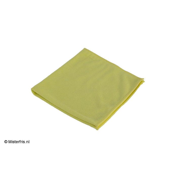 Misterfris Microvezeldoek 320-grams geel per stuk