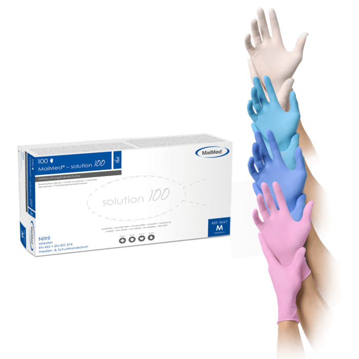 MaiMed Nitril Handschoenen Soft 100 stuks Rose XL