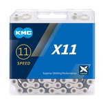 KMC KMC X11 11 Speed Chain 114 Link Silver/Black
