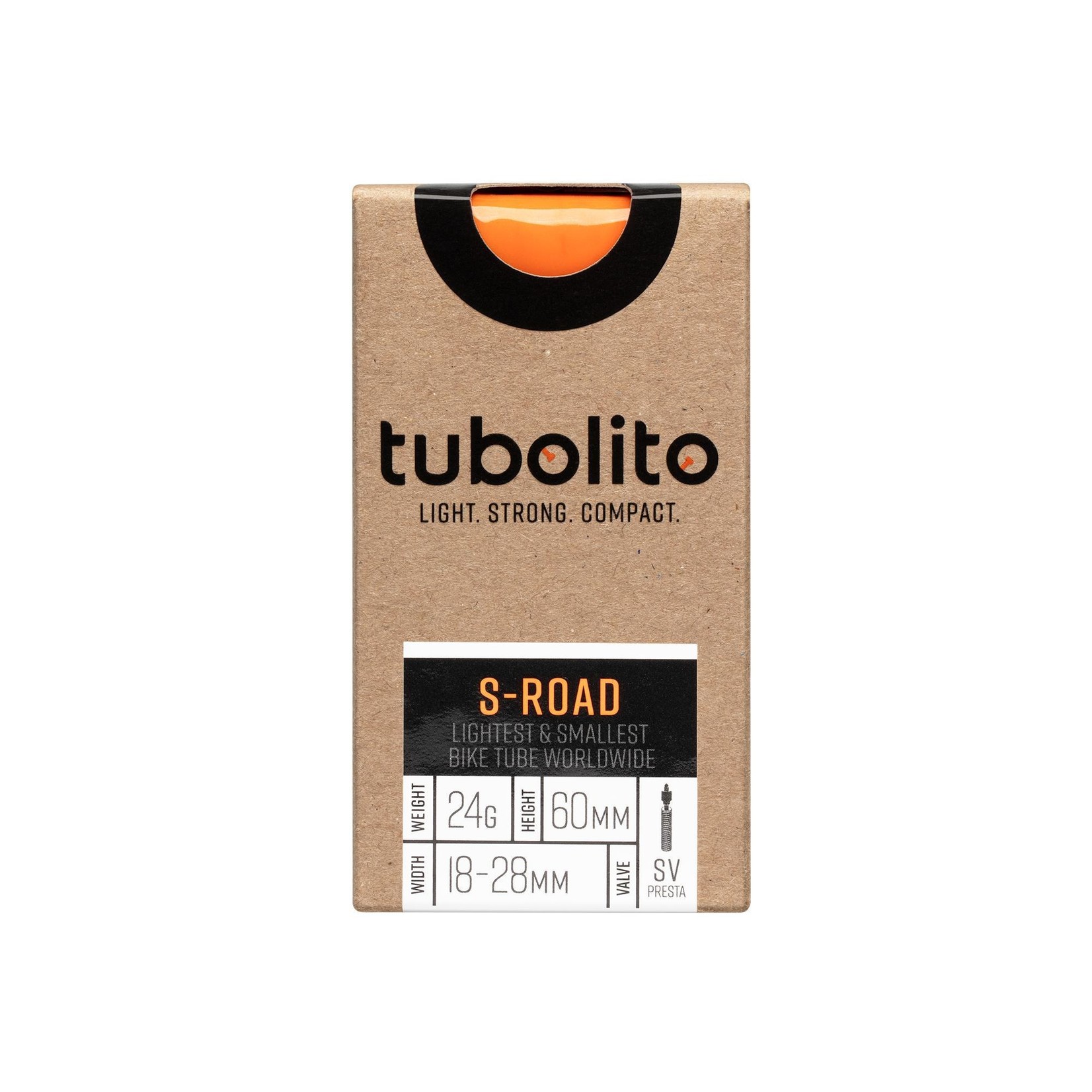 Tubolito Tubolito Road Neon Orange / 700x18-28 / 60mm