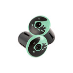 Lizard Skins Lizard Skins- Packaged DSP Bar Tape Plugs Pair - Mint Green