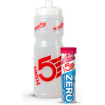 High 5 High5 Hydration Starter Pack Water Bottle clear 750ml with Zero Berry 10 Tablets