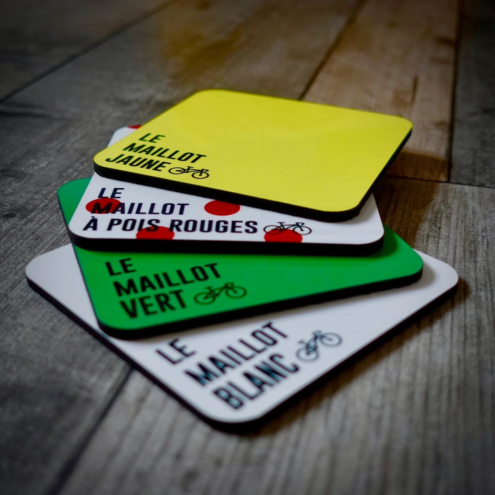 EllieBeanPrints FAMOUS JERSEYS COASTER SET