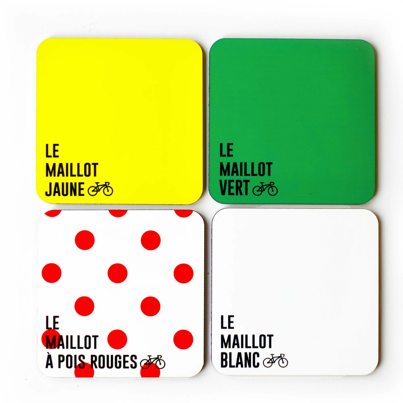 EllieBeanPrints FAMOUS JERSEYS COASTER SET