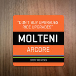 EllieBeanPrints Classic Race Edition Eddy Merckx Ride Up Grades Cycling Coaster CLASSIC RACE EDITION EDDY MERCKX RIDE UP GRADES CYCLING COASTER