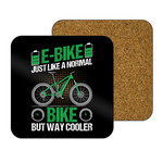 EllieBeanPrints EBIKE... WAY COOLER DRINKS COASTER