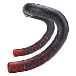 Supacaz SUPACAZ STICKY KUSH STAR FADE BAR TAPE: RED + ANO RED PLUGS