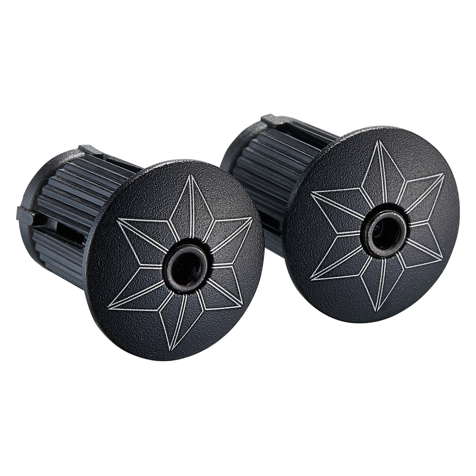 Supacaz SUPACAZ STICKY KUSH CLASSIC BAR TAPE: WHITE + ANO BLACK PLUGS