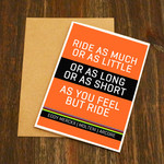 EllieBeanPrints Race Edition But Ride - Eddy Merckx - Cycling Greetings Card