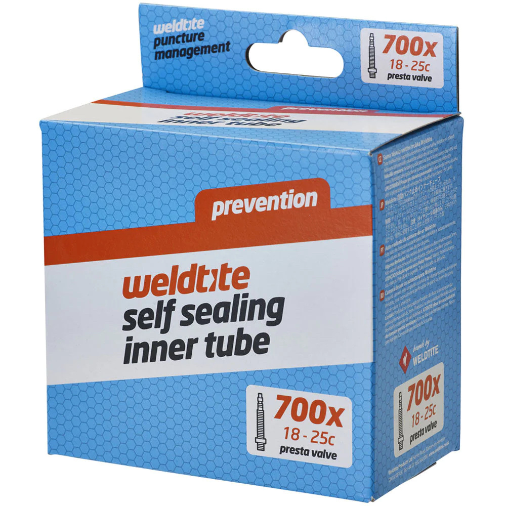 Weldtite Self Sealing Inner Tube Presta 700 x 18c-25c Thame Cycles