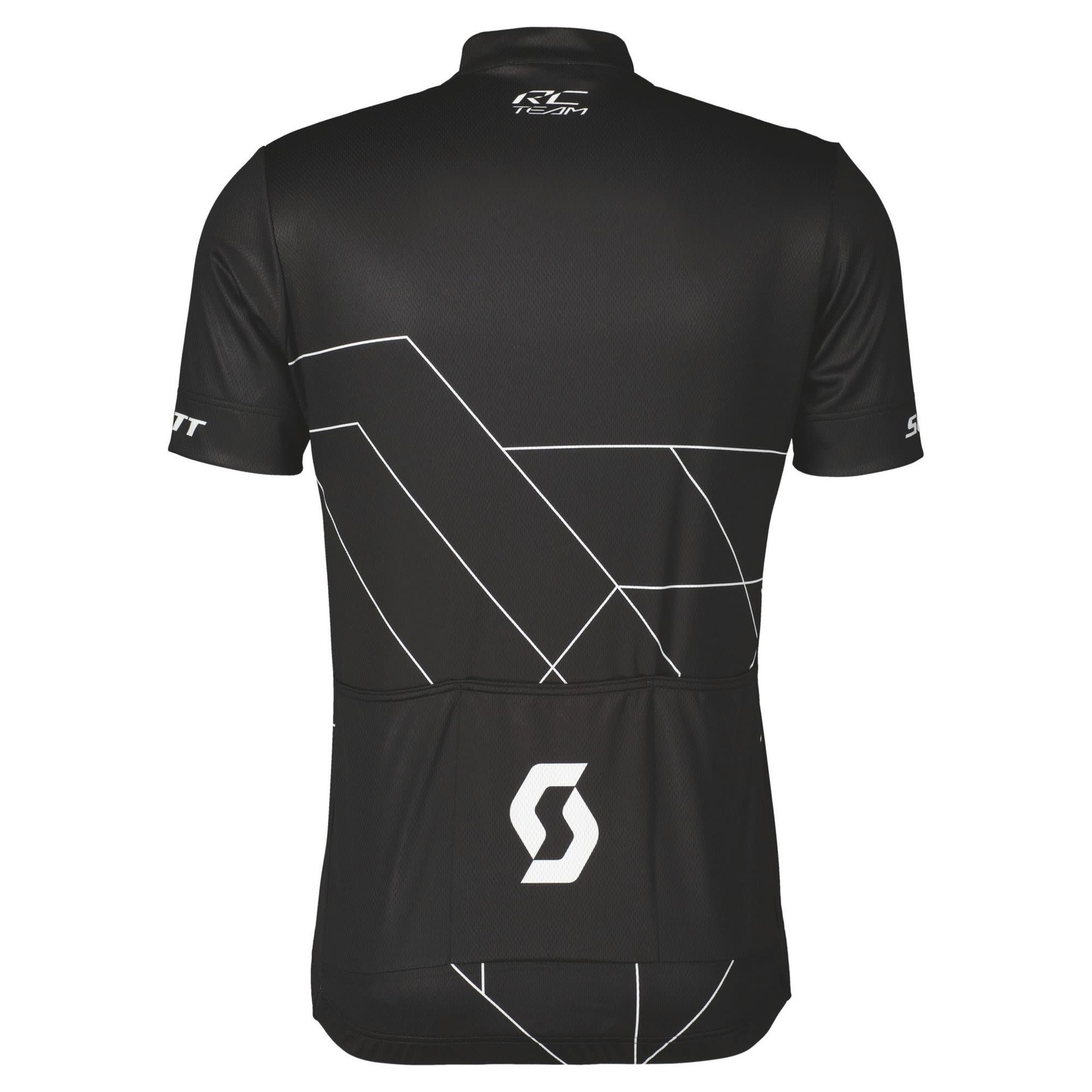Scott Scott RC Team 20 Short-Sleeve Men's Shirt Black/White