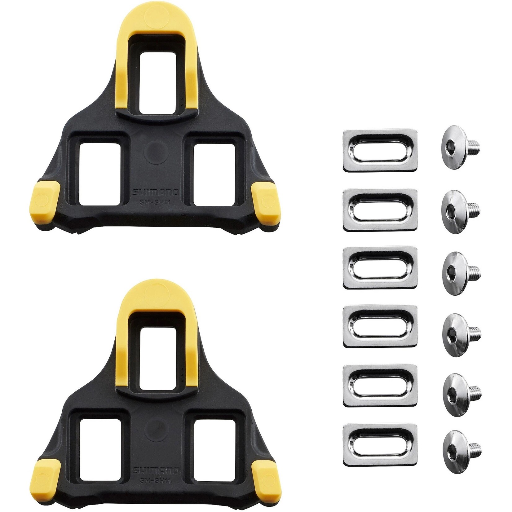 Shimano Spares Shimano SM-SH11 SPD SL-Cleats , Centre Pivot Floating, Yellow