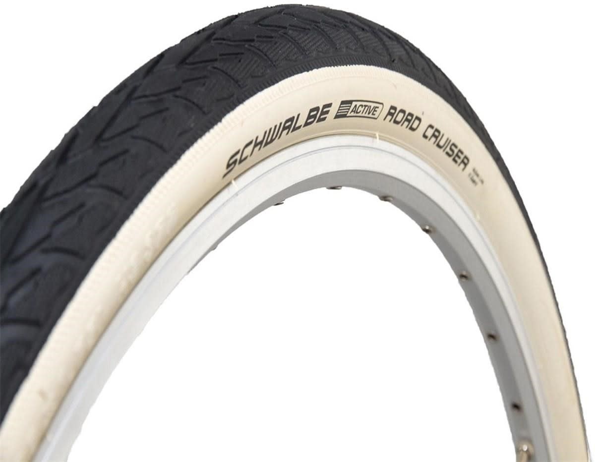 Pneumatico Schwalbe Road Cruiser 20x1,75 - Liscio Con Parete Bianca, Kevlar, 47-406