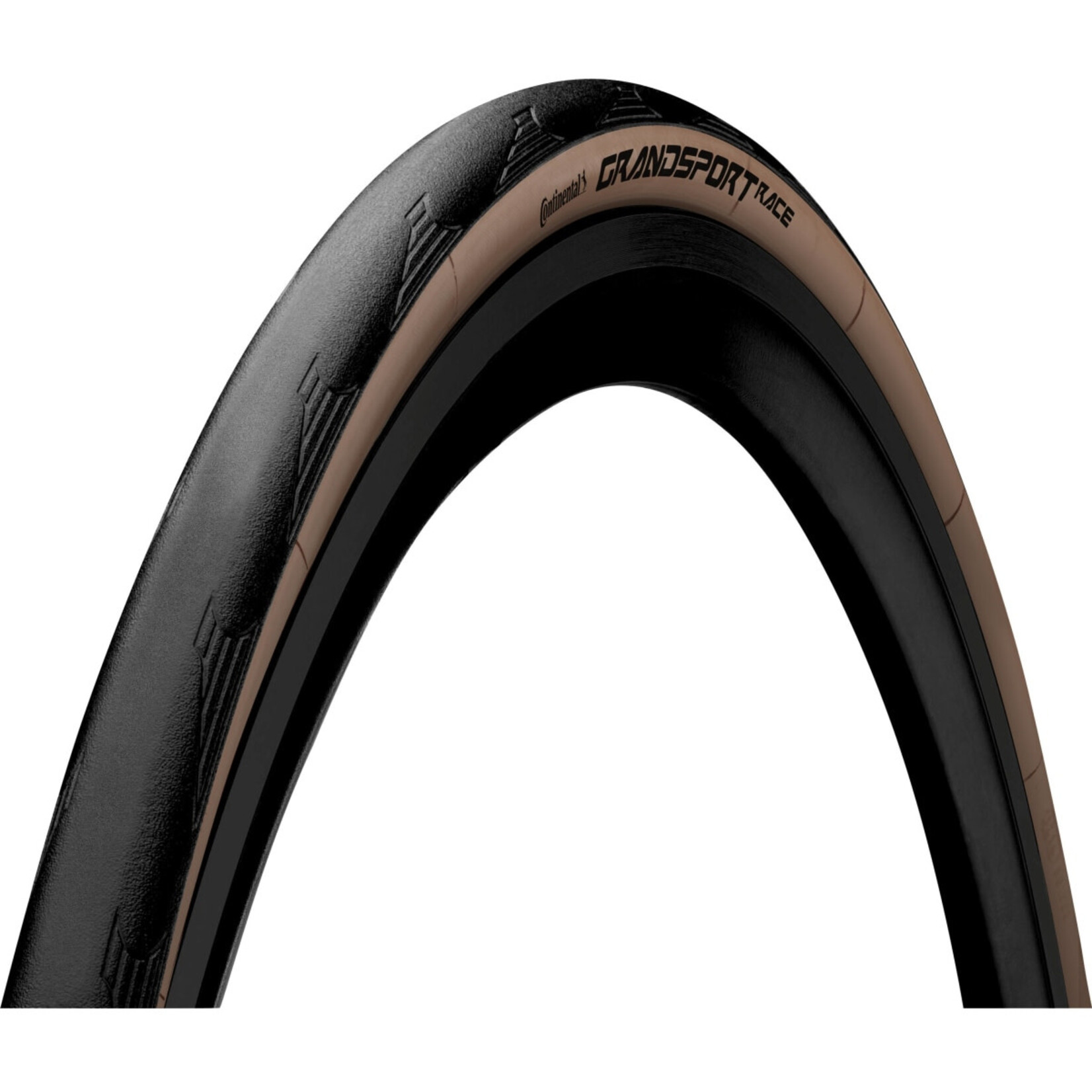 Continental CONTINENTAL GRAND SPORT RACE FOLDABLE TYRE 2022: BLACK/BROWN 700X28C