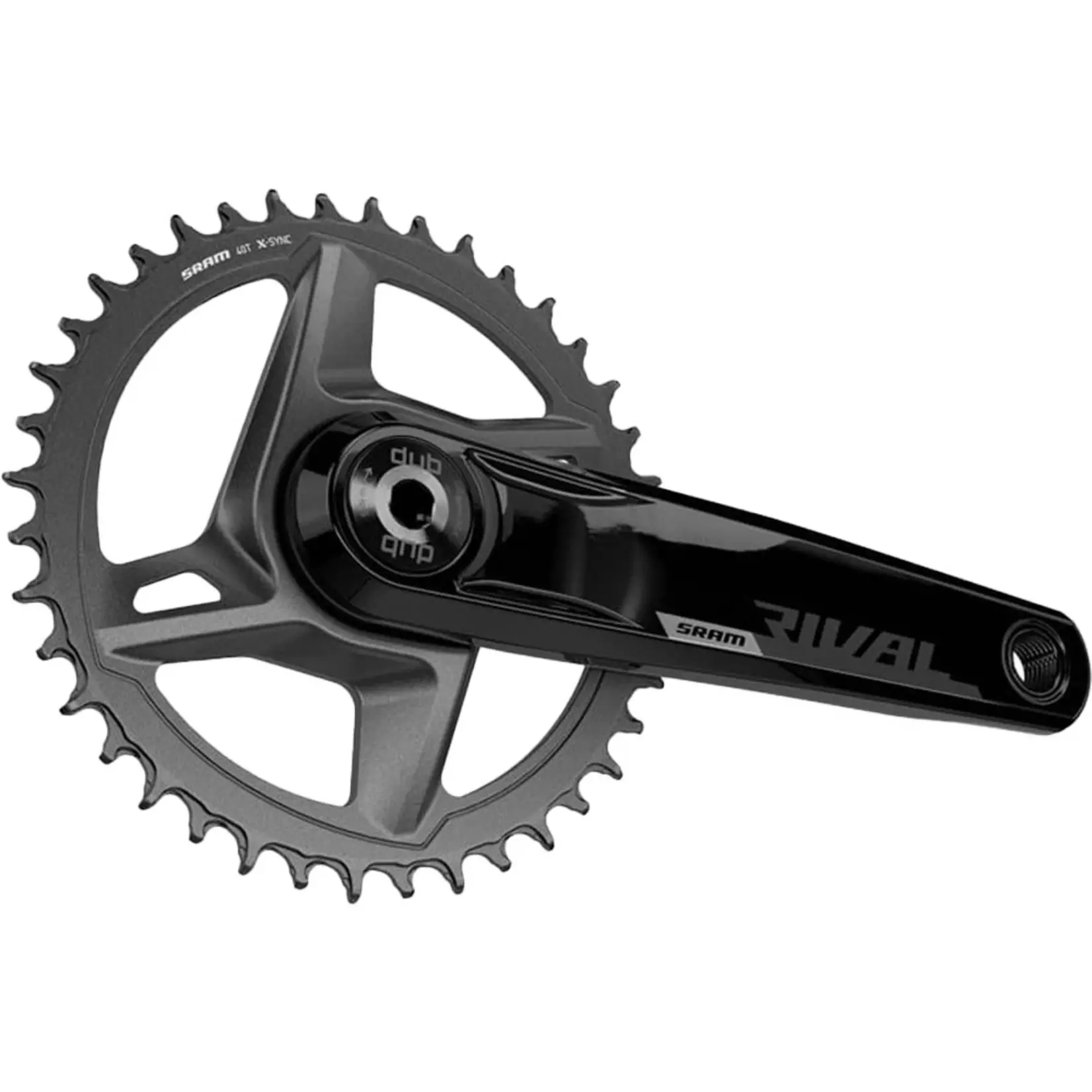 Sram SRAM RIVAL AXS CRANKSET 1X D1 DUB WIDE (BB NOT INCLUDED): BLACK 170MM - 40T