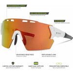 Madison Madison Stealth Glasses - 3 pack - gloss white / fire mirror / amber and clear lens