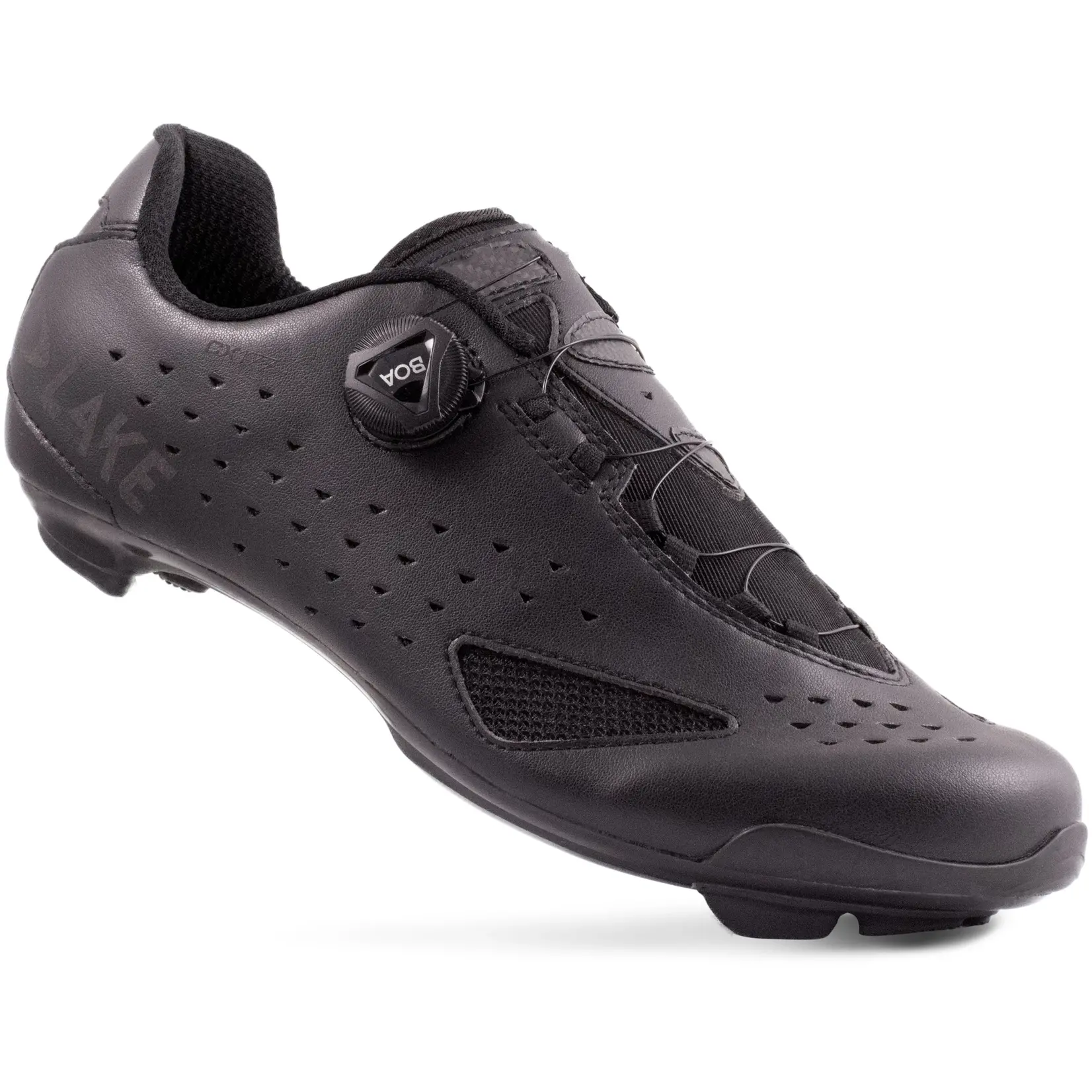 Lake Lake CX177 Road Shoe BOA Black/Black Reflective