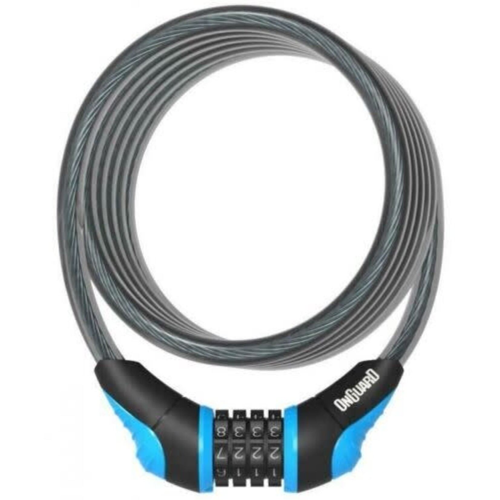 OnGuard OnGuard Neon Combo Cable Lock Blue 1800 x 12mm