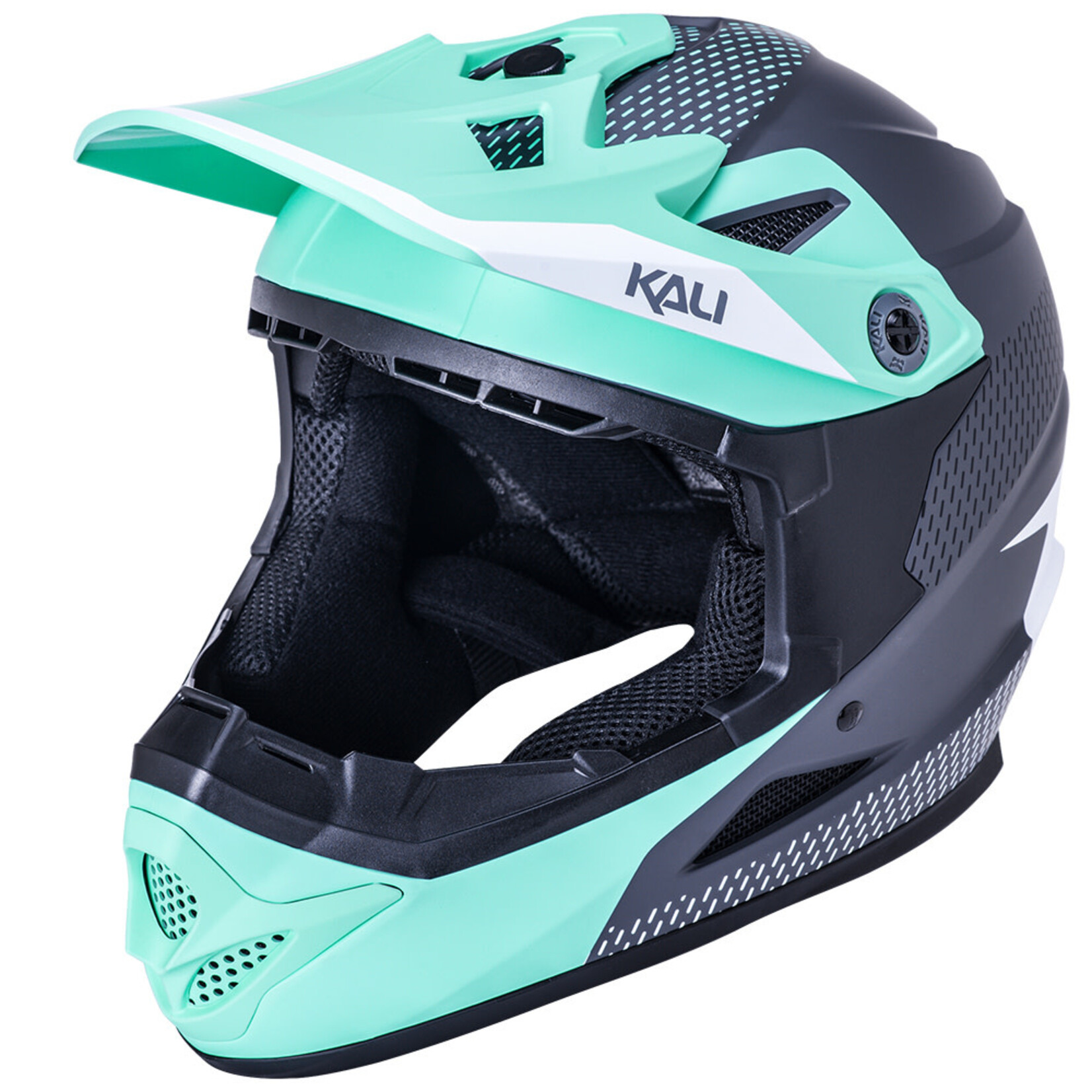 KALI Kali Zoka Dash Mat Seafoam/Grey Youth Medium Helmet