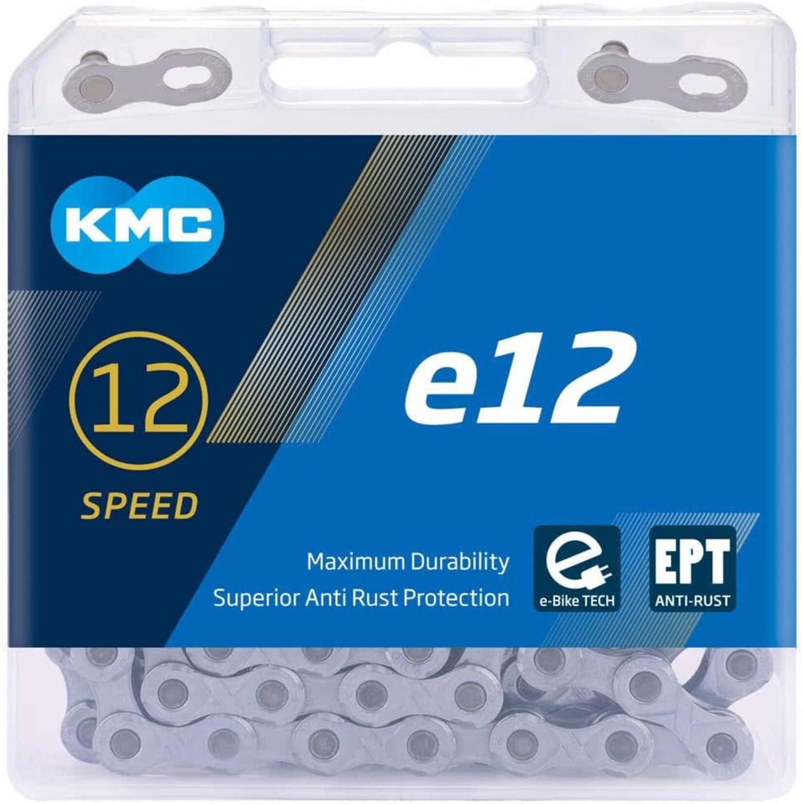 KMC KMC E12 1/2 x 11/128 e-Bike 12 Speed 130link Grey