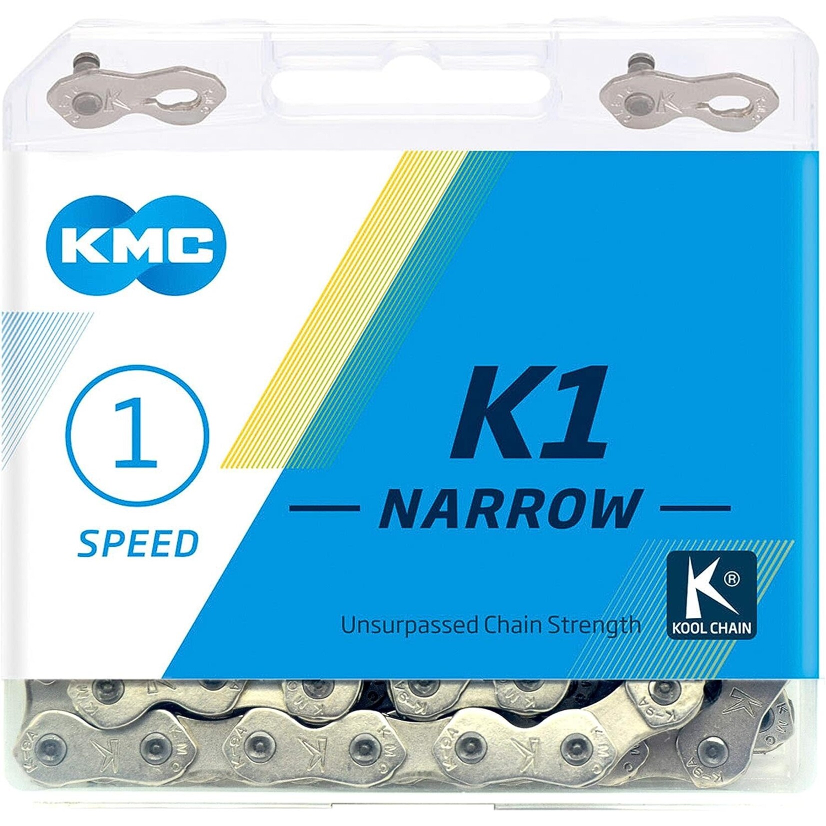 KMC KMC K1 Narrow Silver 100-Links Chain