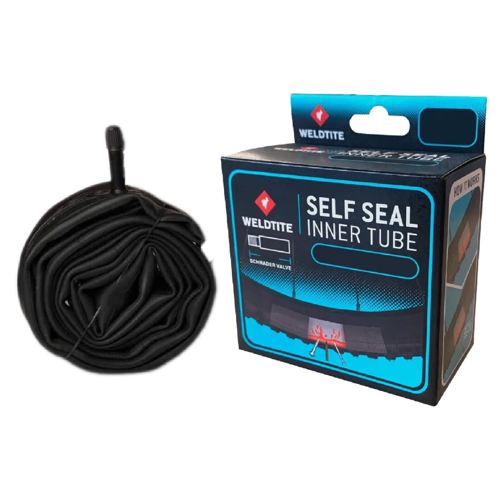 WELDTITE Self Sealing Inner Tube Schrader 26 inch x 1.50-2.10