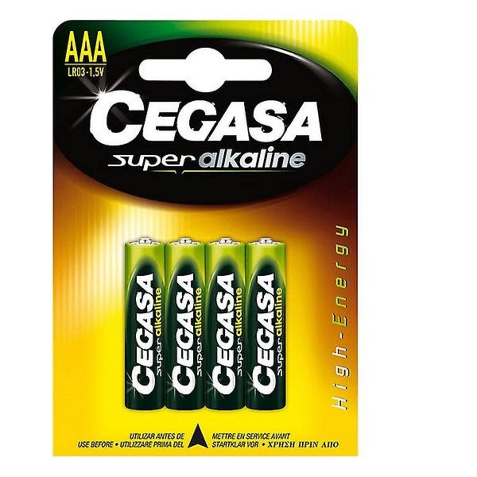 CeGasa Cegasa Super Alkaline LR03 'AAA' - 4 Batteries