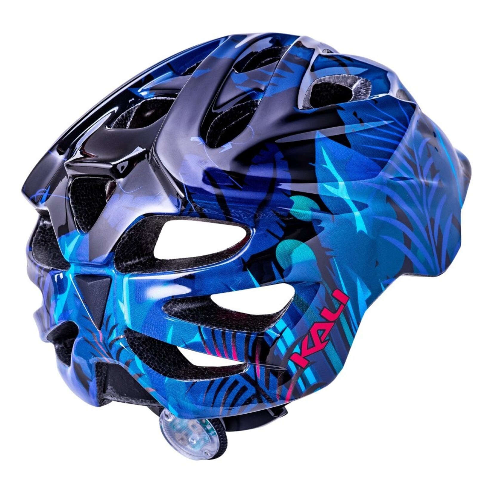 KALI Kali Protectives Chakra Child Lighted Helmet Jungle Gloss Blue S