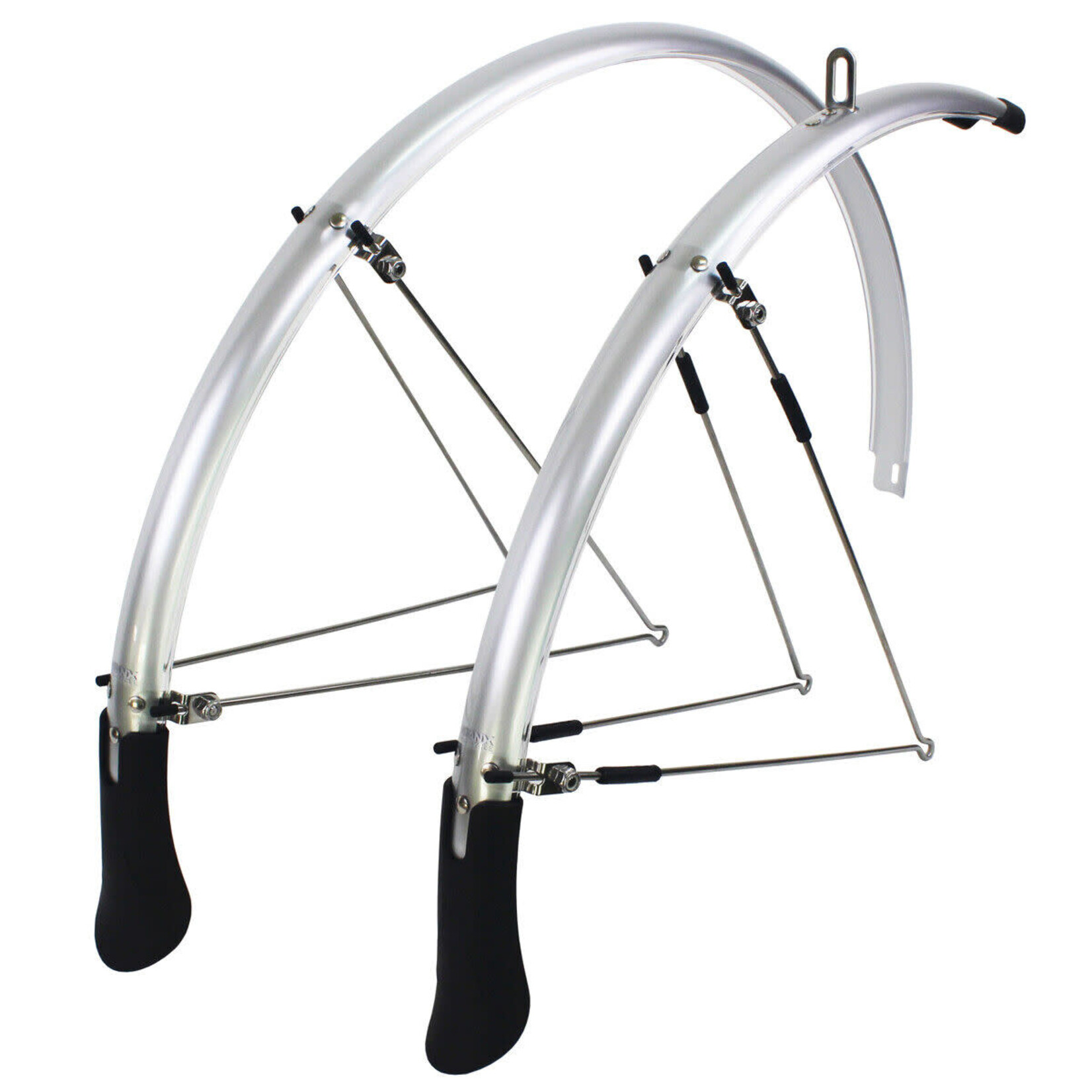 KRANX KranX FendR Pre-Assembled Full Length Mudguard 55mm - Silver