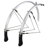 KRANX KranX FendR Pre-Assembled Full Length Mudguard 45mm - Silver