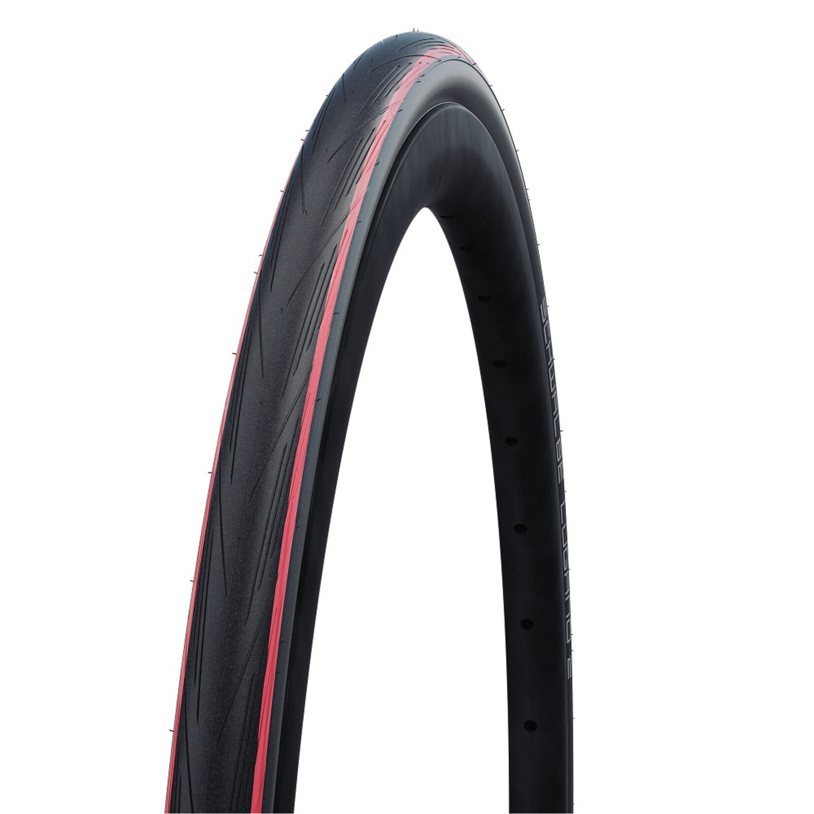 SCHWALBE Schwalbe Lugano II 700 x 25c Red Stripes K-Guard Wired