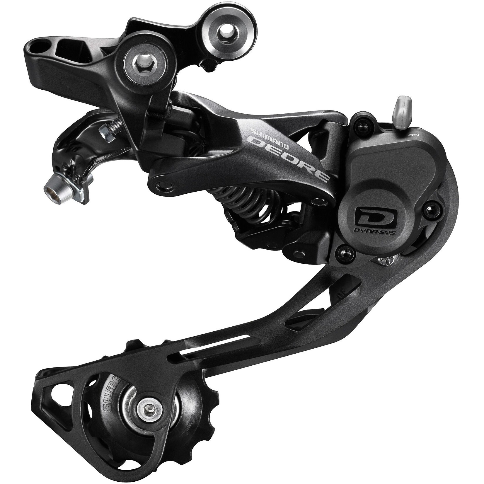 Shimano Deore RD-M6000 Deore 10-speed Shadow+ design rear derailleur, SGS, black