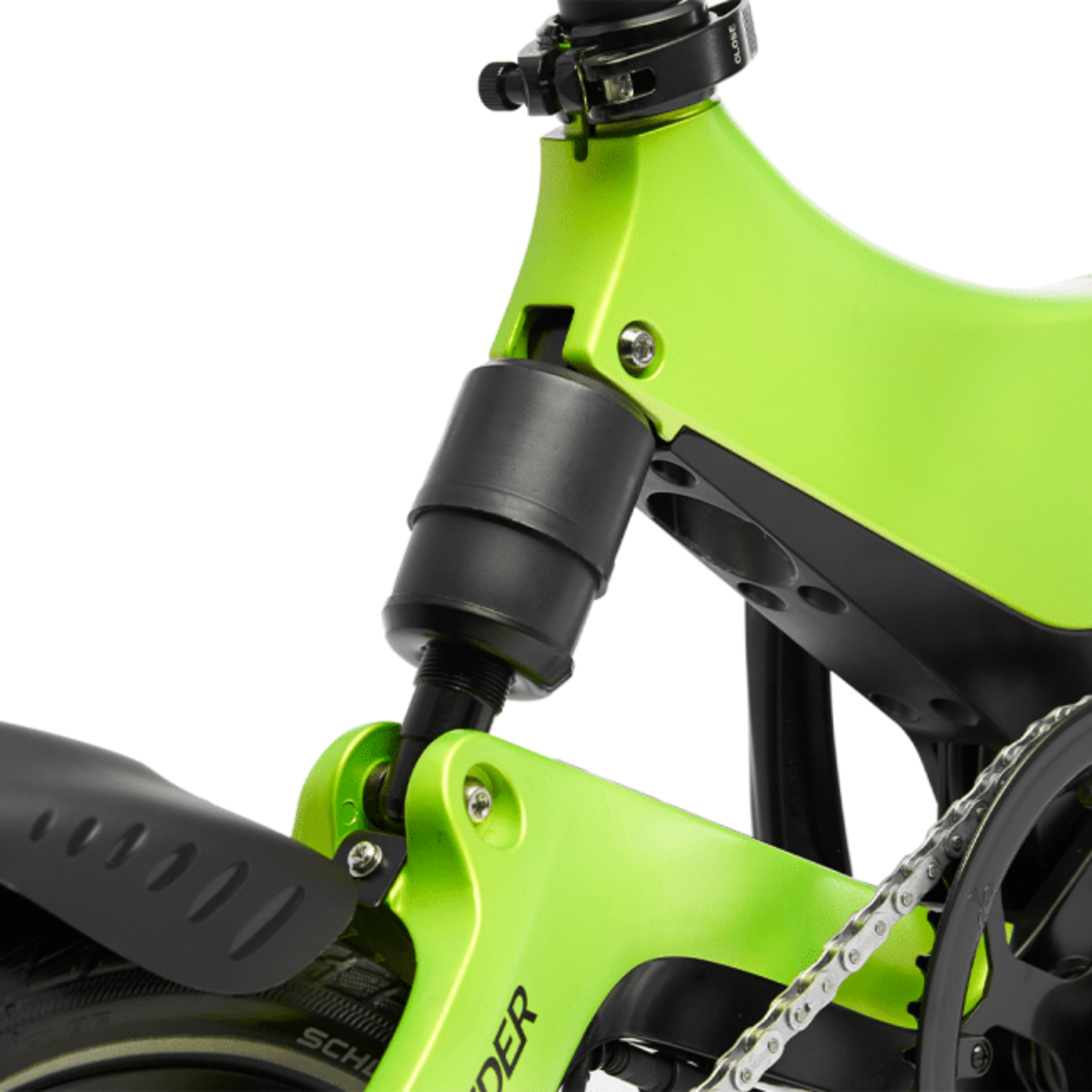 Mirider eBikes MiRiDER One folding electric bike Acid Green