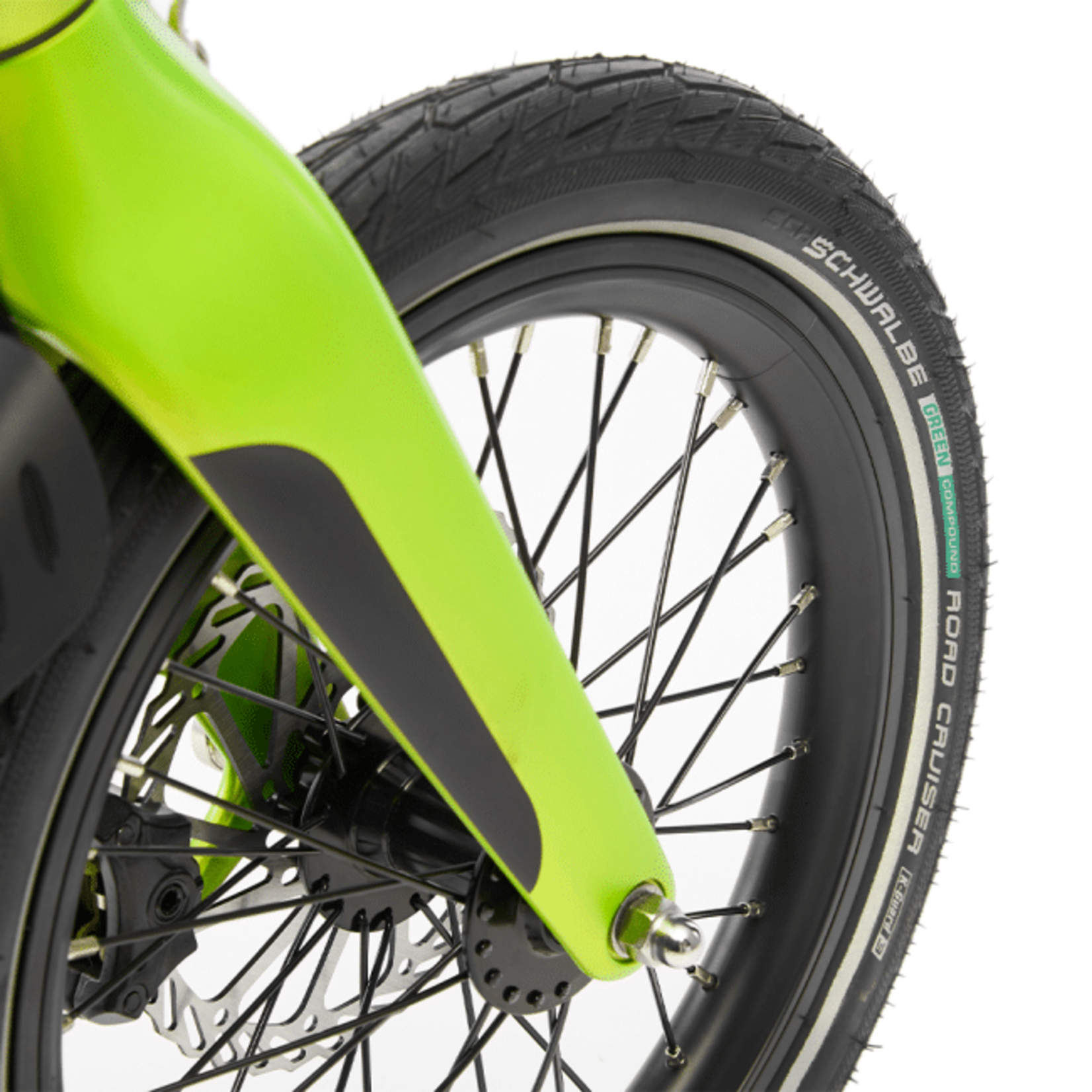 Mirider eBikes MiRiDER One folding electric bike Acid Green