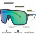 Madison Madison Crypto Glasses - crystal gloss smoke / green mirror Sunglasses