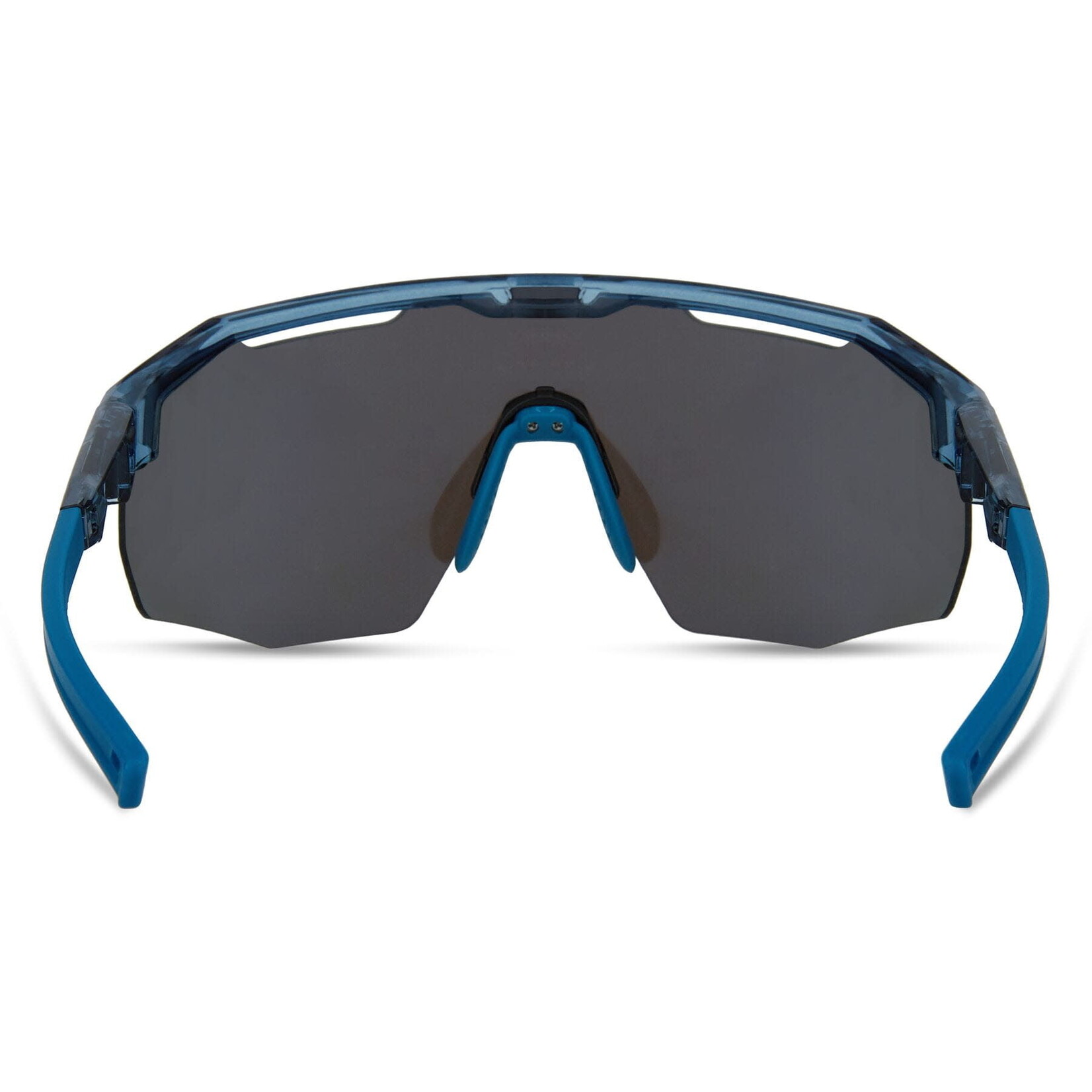 Madison Madison Cipher Sunglasses - 3 pack - crystal gloss blue / blue mirror / amber and clear lens