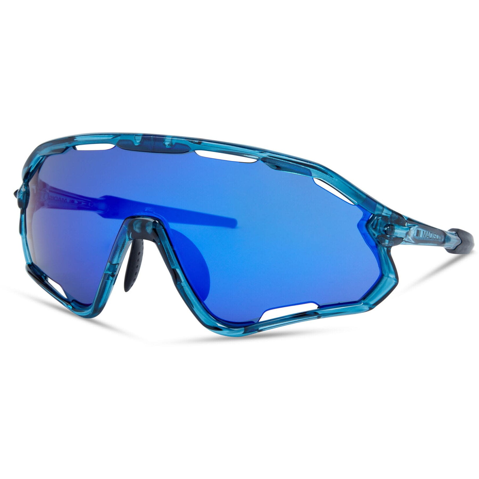 Madison Madison Code Breaker II Sunglasses - 3 pack - crystal gloss blue / blue mirr / amb / clr