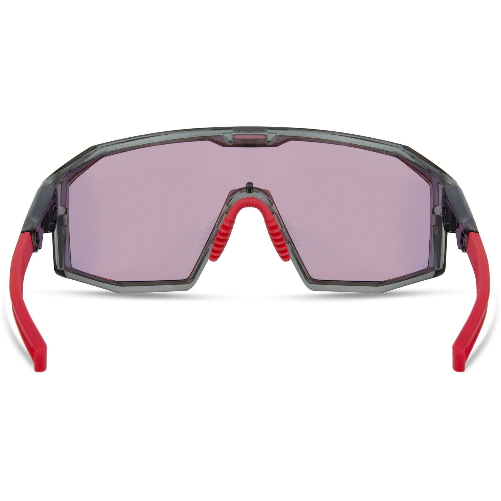 Madison Madison Enigma Sunglasses - Crystal Smoke Frame/Pink Rose Mirror Lens