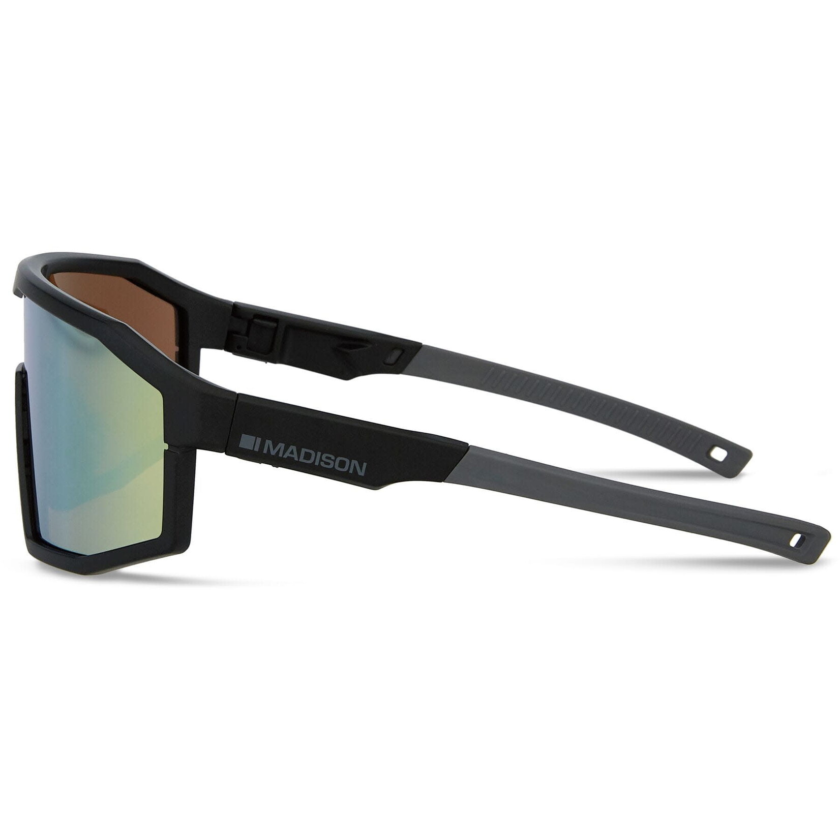 Madison Madison Enigma Sunglasses 3 pack Matt Black Frame /Bronze Mirror/Amber/Clear Lenses
