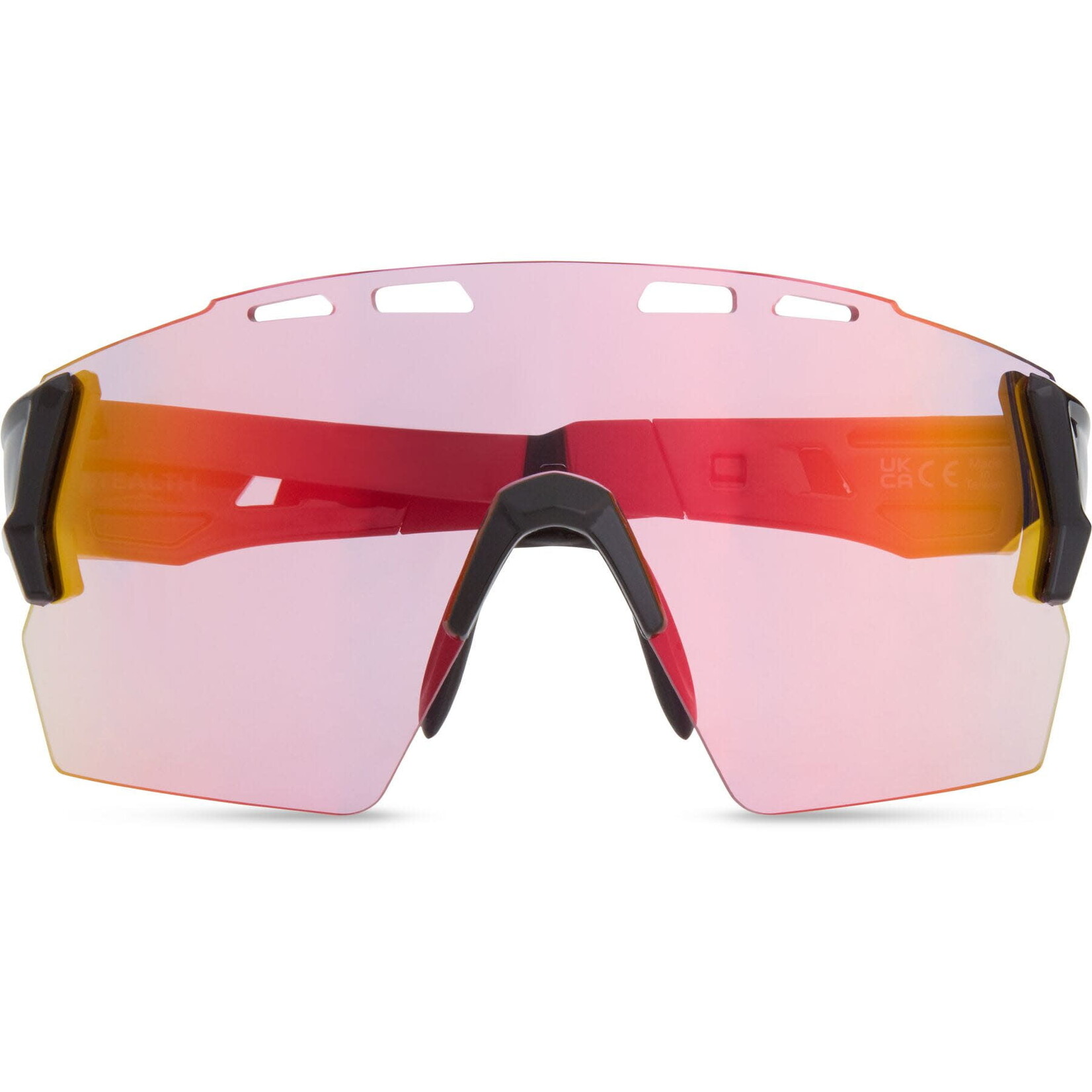 Madison Madison Stealth II Glasses - 3 pack - gloss black / pink rose mirror / amb / clr lens