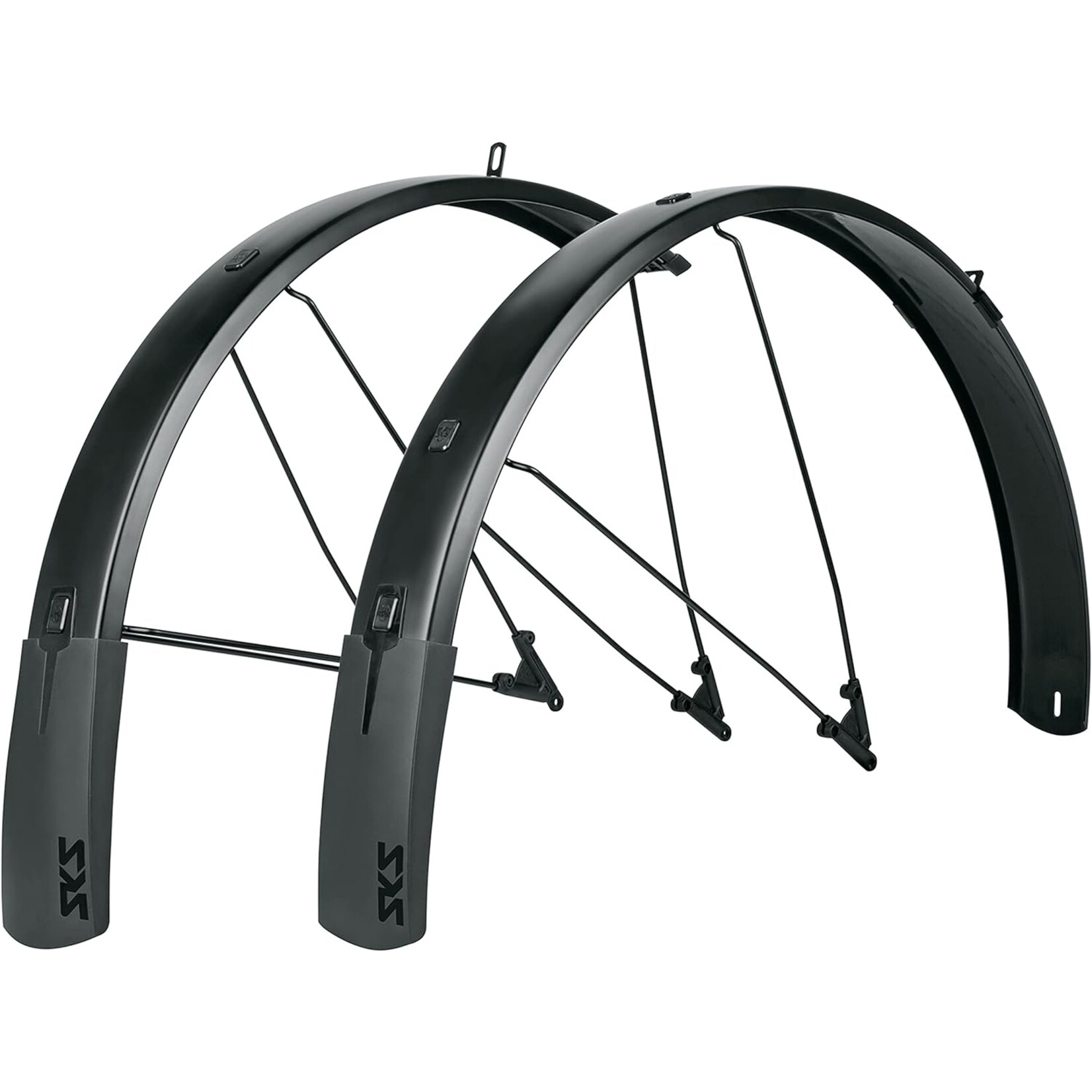 SKS SKS BLUEMELS STYLE 27.5"- 29" MUDGUARD SET: BLACK 27.5"-29" 75MM