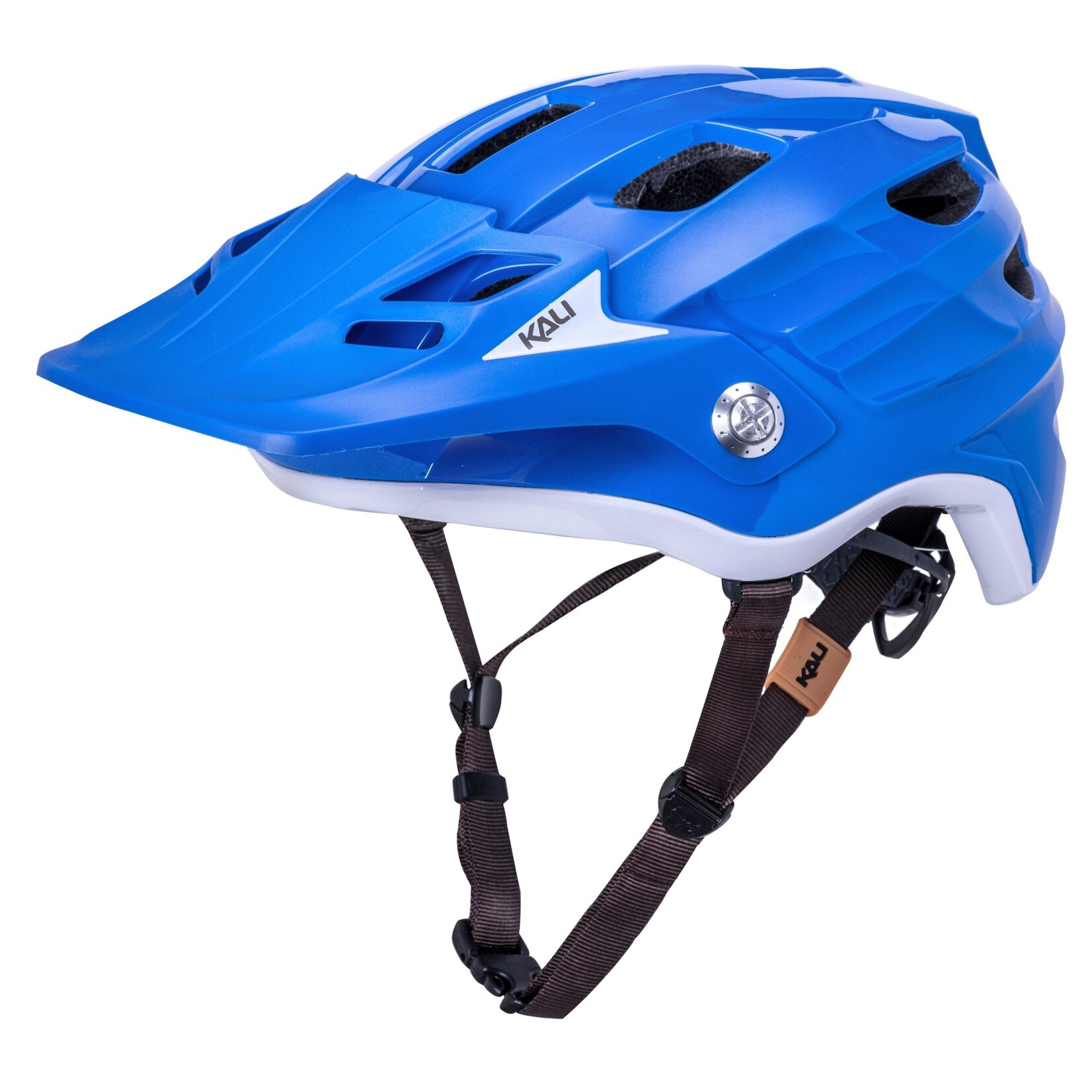 KALI Kali Maya 3.0 Solid Gloss Helmet Blue/White S/M