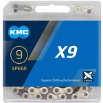 KMC KMC X9 9 Speed Chain 114 Link Silver