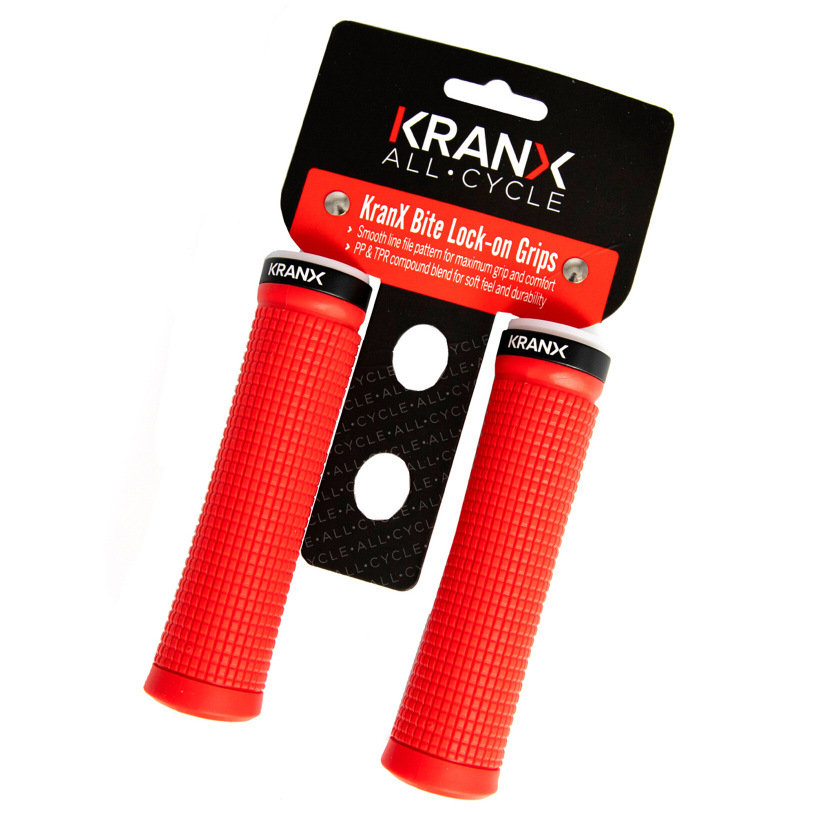 KRANX Kranx Bite Lock On Grips Red