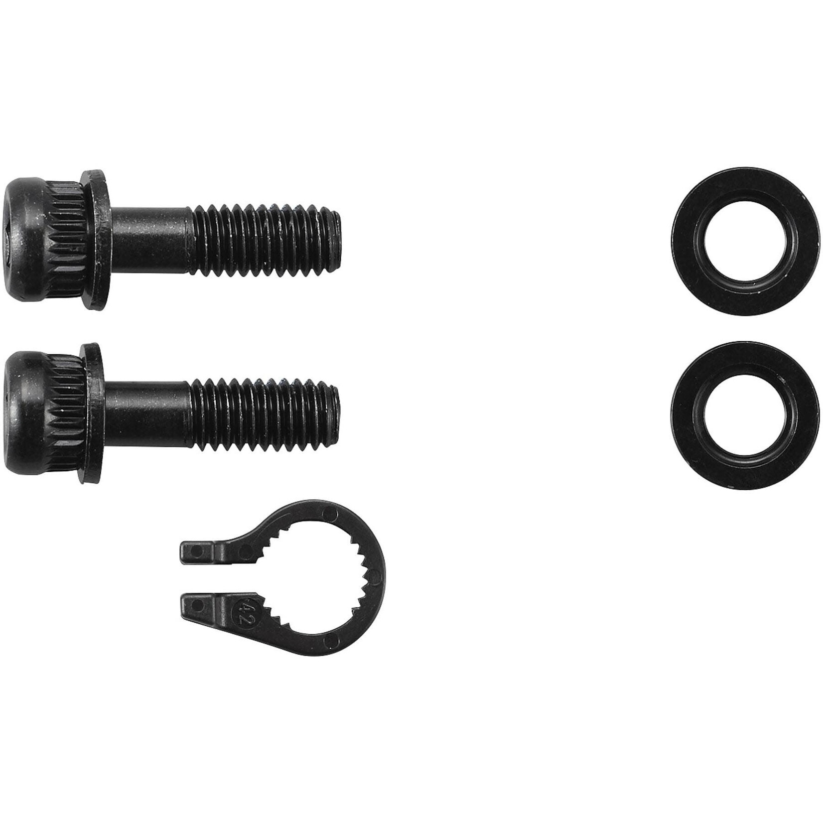 Shimano Spares Shimano Adapter for post type calliper, for 200mm Post fork mount to 203 mm rotor