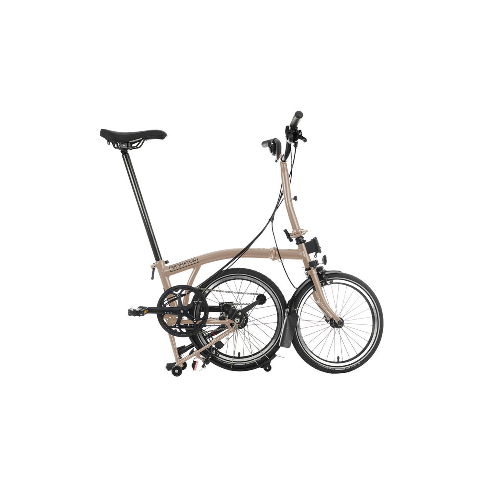 Brompton Brompton C-Line M6L  6-Speed Dune Sand Folding Bike