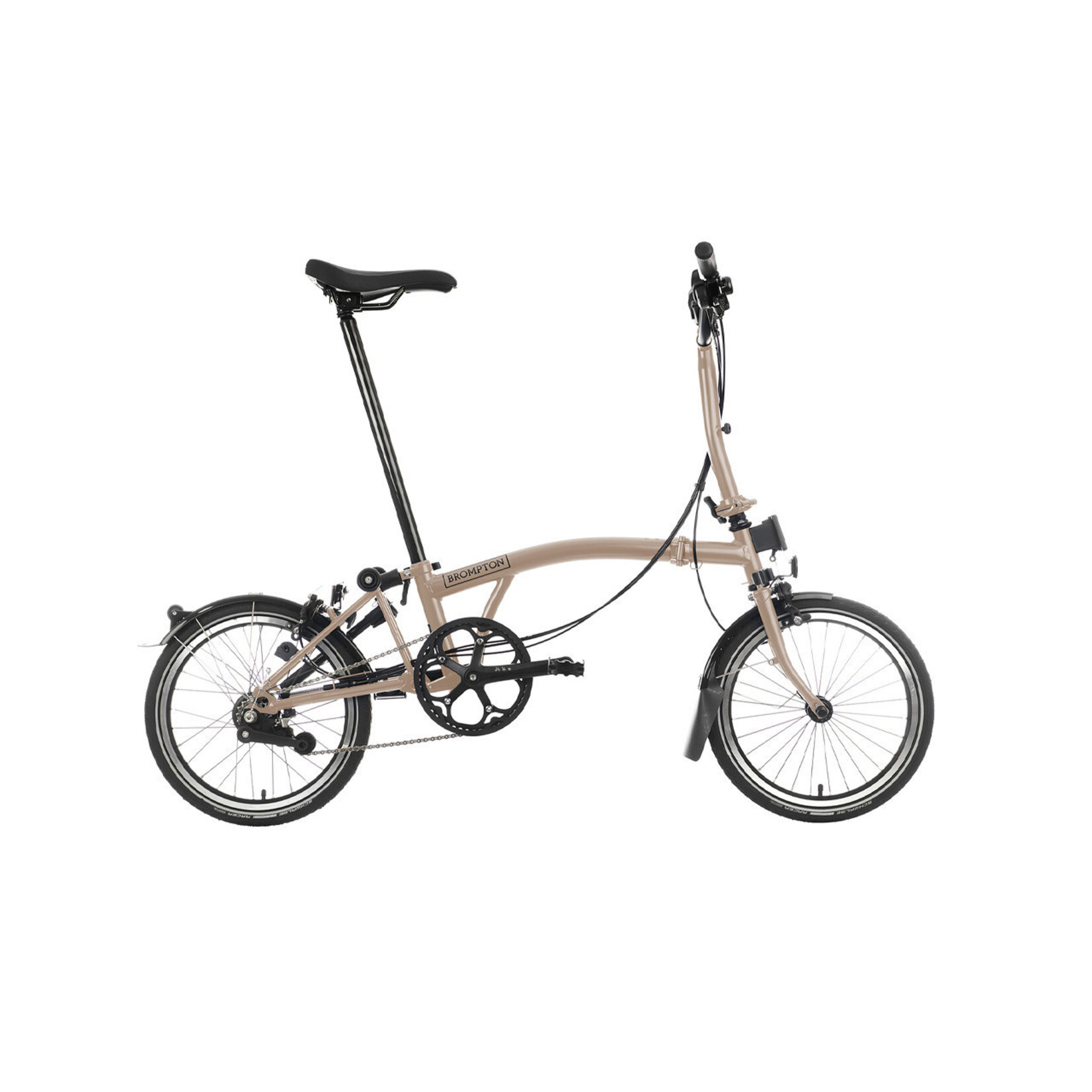Brompton Brompton C-Line M6L  6-Speed Dune Sand Folding Bike