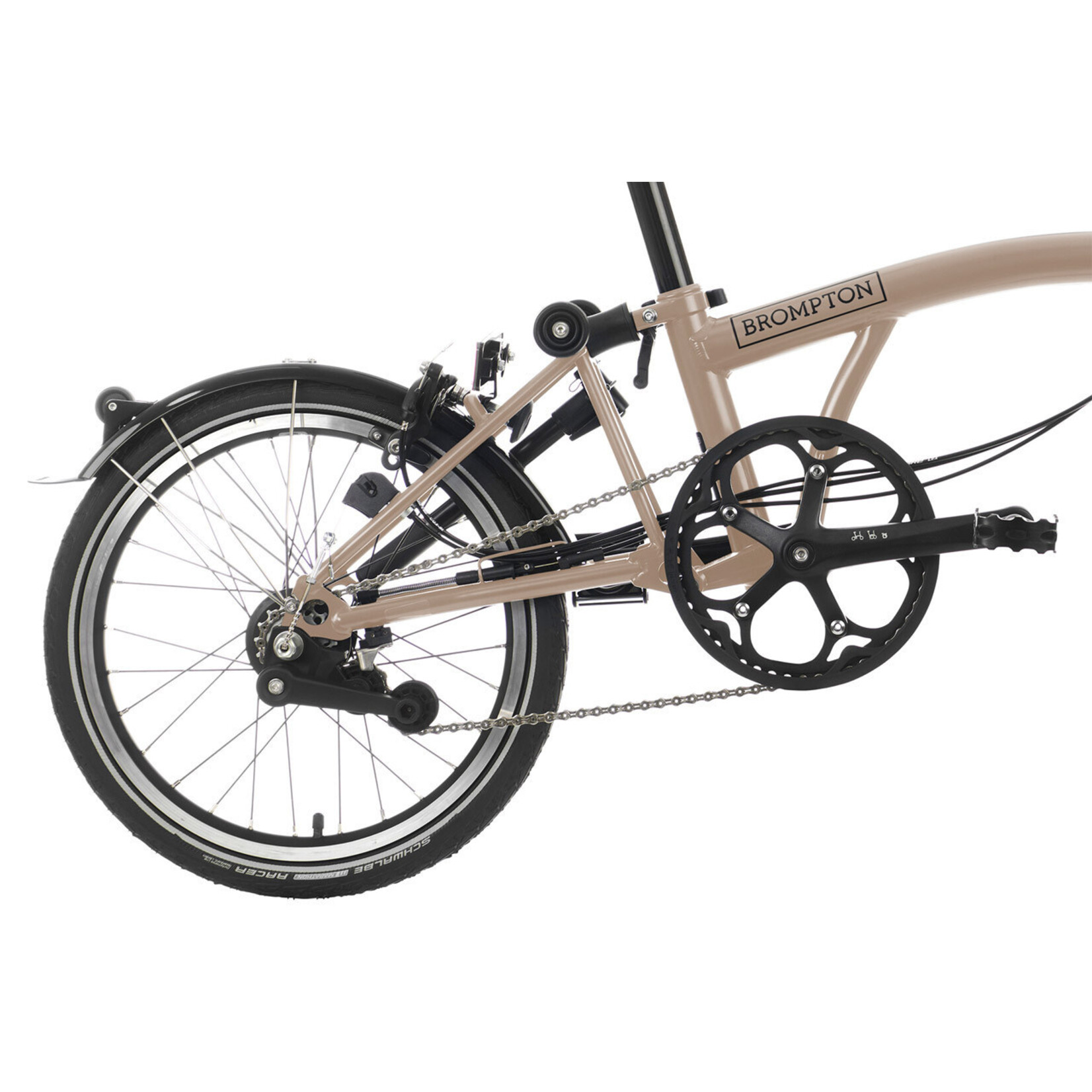 Brompton Brompton C-Line M6L  6-Speed Dune Sand Folding Bike