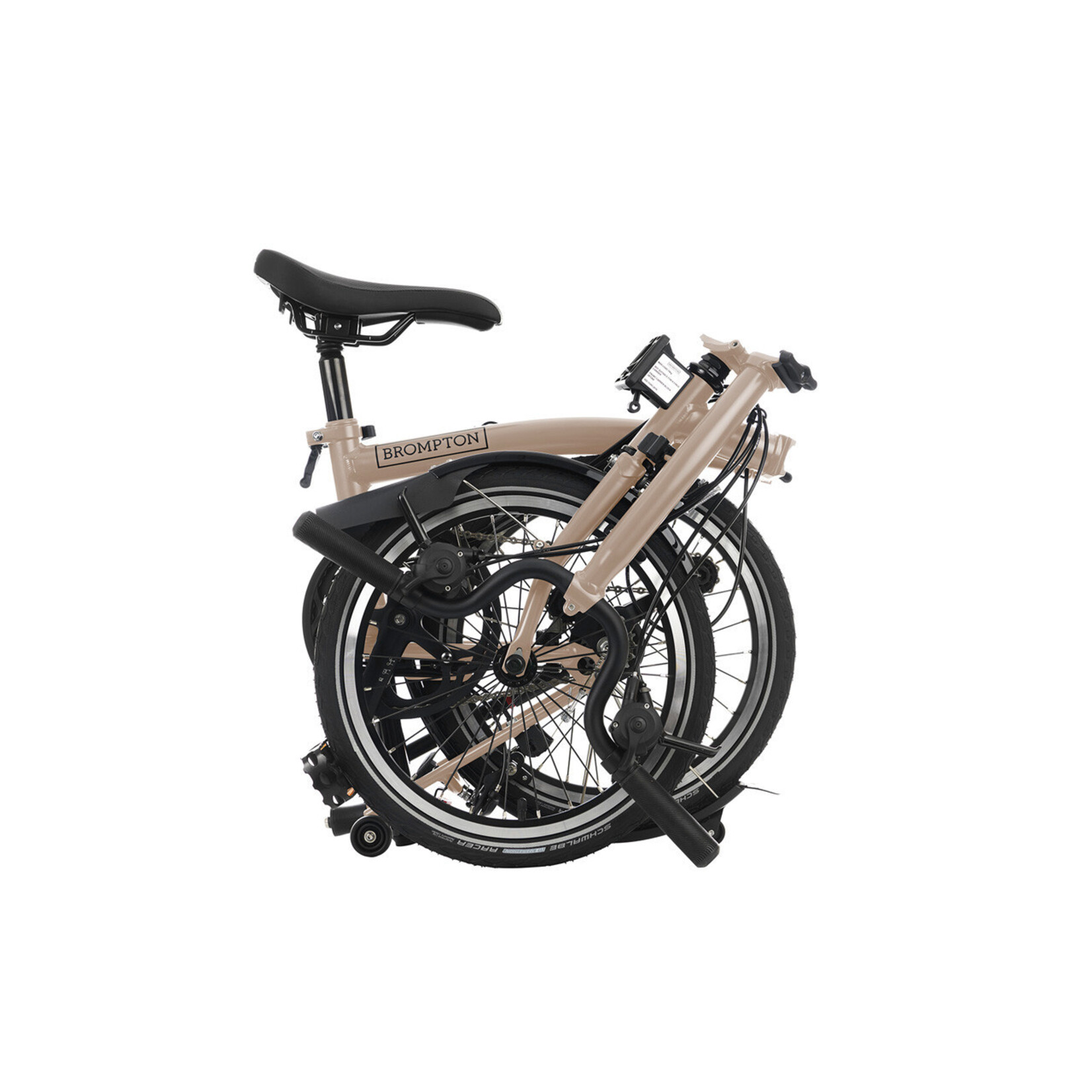Brompton Brompton C-Line M6L  6-Speed Dune Sand Folding Bike