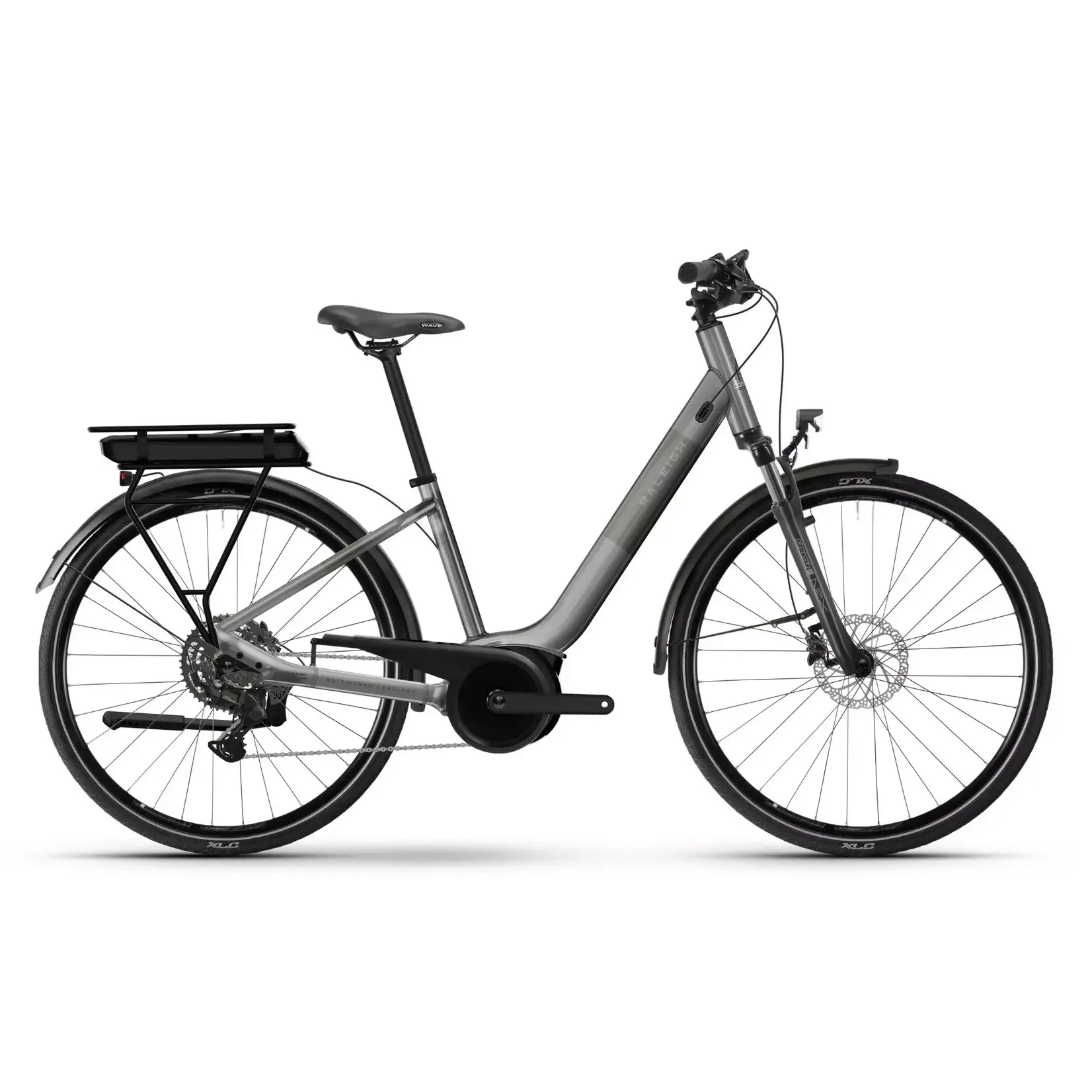 Raleigh RALEIGH Captus Low Step Electric Bike Titanium Silver